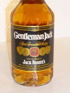 GENTLEMAN JACK DANIELS WHISKEY 375 ML RARE 2nd GENERATION 