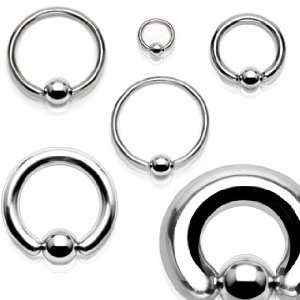  316L Surgical Steel Captive Bead Ring   16G (1.2mm)   6mm 