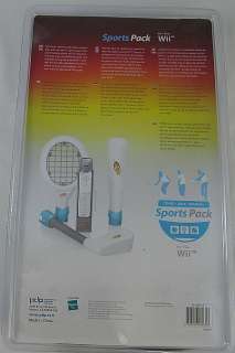 Nerf Wii Sports Pack Tennis Golf Baseball Sealed W/Case  