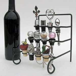 Wine Bottle Stopper Display Rack or Stopper Stand   Holds 12 Stoppers 
