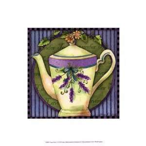 Tea Pot Story V Poster by Nancy Mink (9.50 x 13.00)