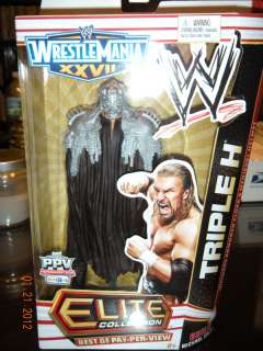   OF PAY PER VIEW TRIPLE H, WRESTLEMANIA 27 ELITE, UNOPENED,  