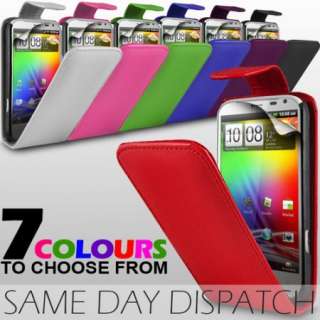 Premium PU Leather Flip Case Cover For HTC Sensation XL  