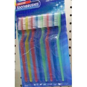  Deluxe Toothbrushes 8 Pack