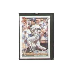 com 1991 Topps Regular #379 Randy Velarde, New York Yankees Baseball 