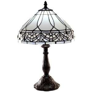  Traditional Bejeweled Gold Tiffany Style Table Lamp