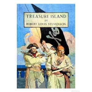  Treasure Island Giclee Poster Print by Newell Convers 