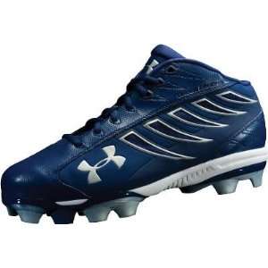  Under Armour Mens Prowler Royal Mid Molded Cleat   Size 