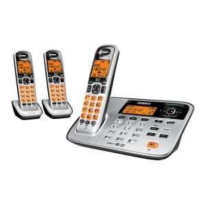  New Uniden Dect 6.0 3 Handset Dual Keypad Tad Silent Mode 