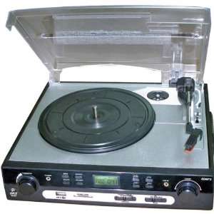  Pyle Turntable with USB and SD Card Encoder Electronics