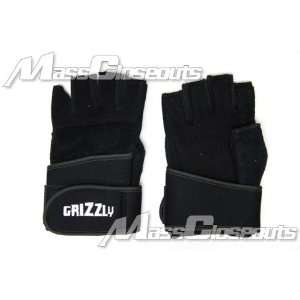   Grizzly Wristwrap Weightlifting Workout Gloves S