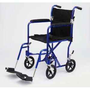  Wheelchair, Transport, Alum, 8 Wheel, Blue Health 