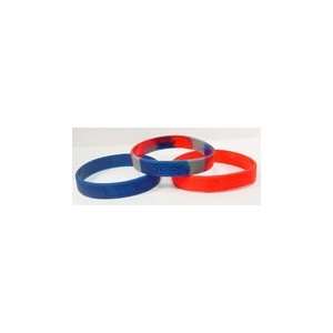  NFL WRISTBAND BRACELETS   NEW ENGLAND PATRIOTS ( 3 Pack 