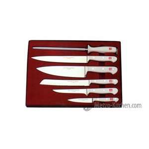  Wusthof Trident Classic White 6 Piece Deluxe Cooks Set 